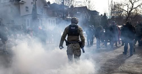 Immigration agents deploy tear gas, pepper spray in Minneapolis as confrontations with protesters grow