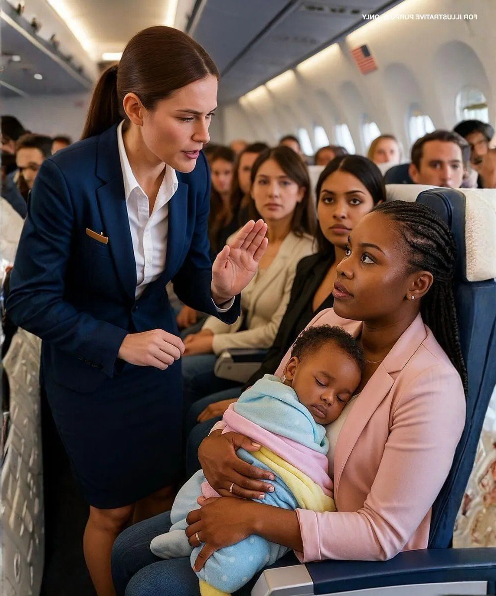 FLIGHT ATTENDANT CAME UP TO ME AND SAID,