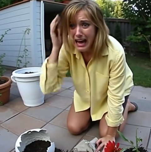 My husband passed away after a fall at home. Five years later, the flowerpot –