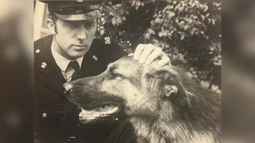 Police officer visits dog unit he started in 1960s