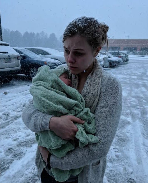 I Gave My Coat to a Cold Mother and Her Baby — A Week Later, Two Men in Suits Knocked on My Door